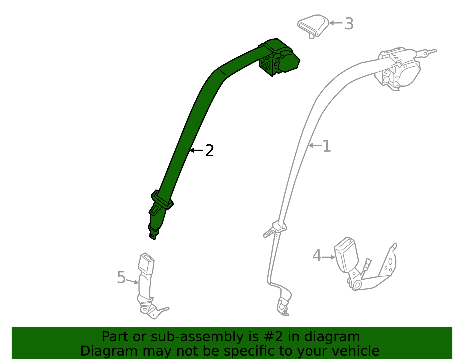 Lap & Shoulder Belt - BMW (72-11-7-444-904)
