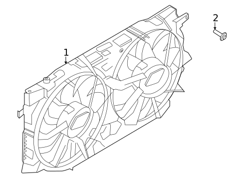 Cooling Fan, Clutch & Motor for 2021 Ford Bronco #0