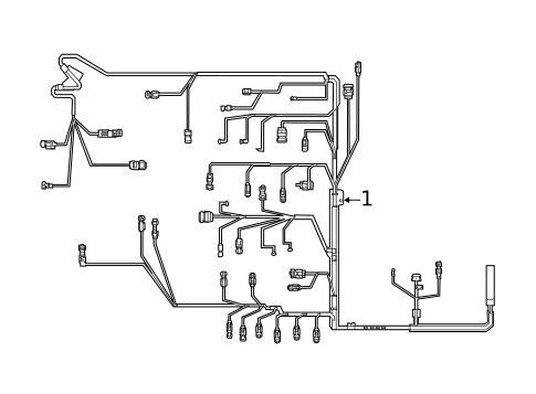 Wiring Harness for 2018 Mercedes-Benz Sprinter 3500 #0