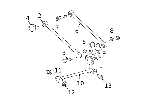 Rear Suspension for 2007 Lexus RX350 #2