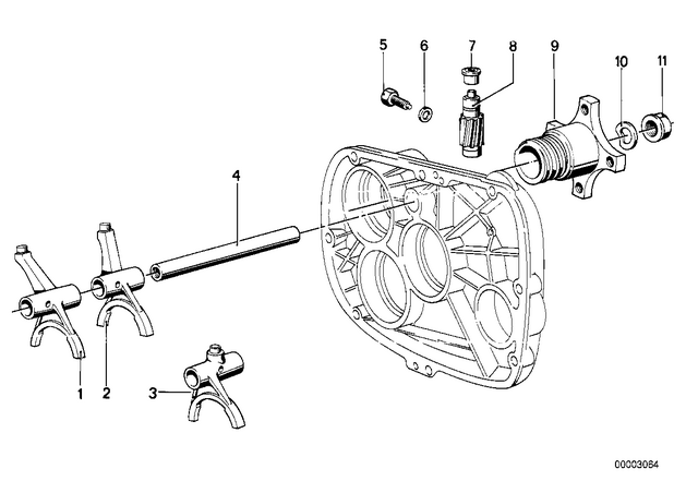 23311234217 - : Shifting Fork 3Rd And 4Th Gear for BMW-Motorrad Image