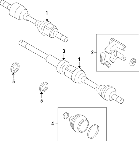 Axle Shafts & Joints for 2019 Volvo XC90 #0