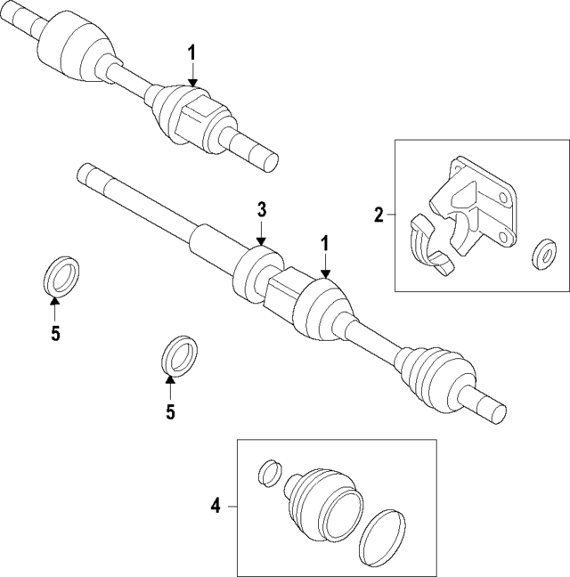 30751402 - Front Drive Axle: Automatic Transmission Output Shaft Seal for Volvo Image