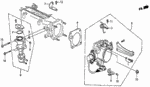 16400PJ0662 - : Body Assembly, Throttle (GF03A) for Honda Image