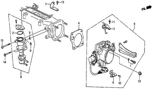 Throttle Body (SI) for 1985 Honda Prelude #0