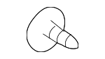 909130128 - Body: Carpet Clip for Subaru Image