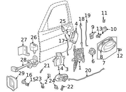 Front Door for 2001 Saab 9-3 #0
