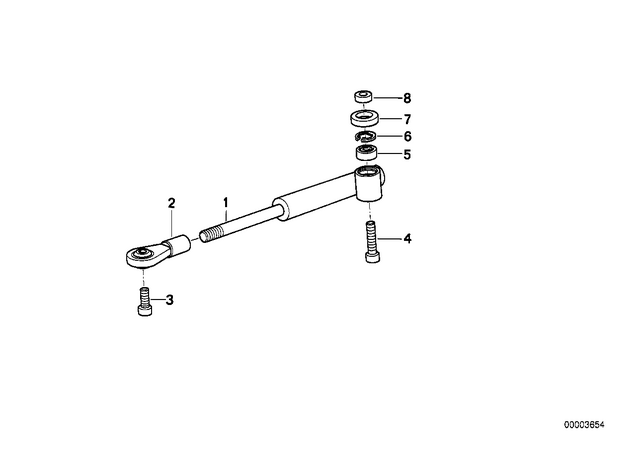 31422311101 - : Steering Damper for BMW-Motorrad Image