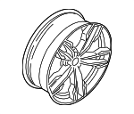 36108053456 - : 2019-2024 BMW X4 - Wheel Alloy for BMW: X4 Image