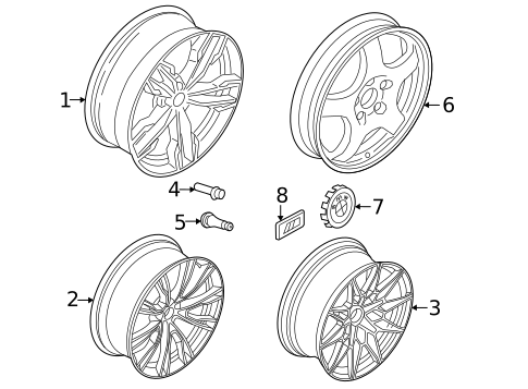 Wheels for 2024 BMW X4 #1