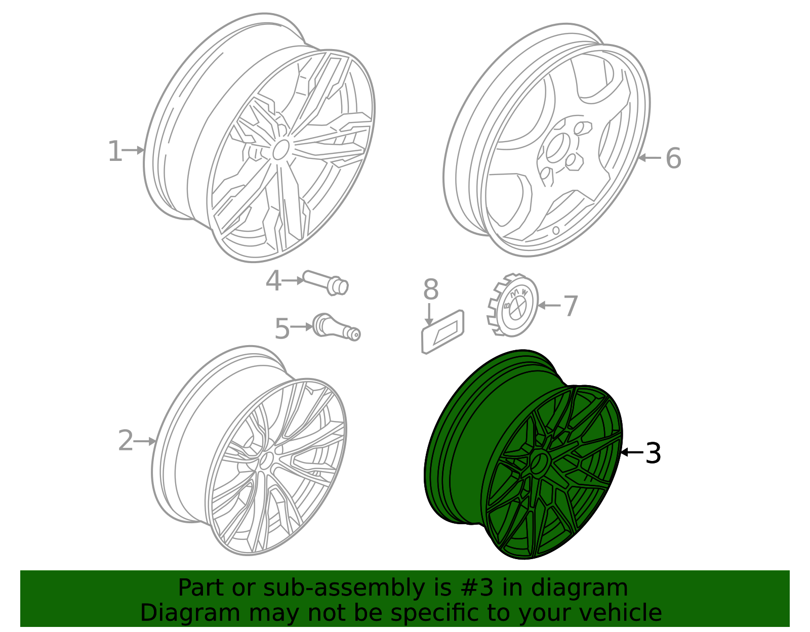 Genuine BMW 36-11-9-501-476 | 21
