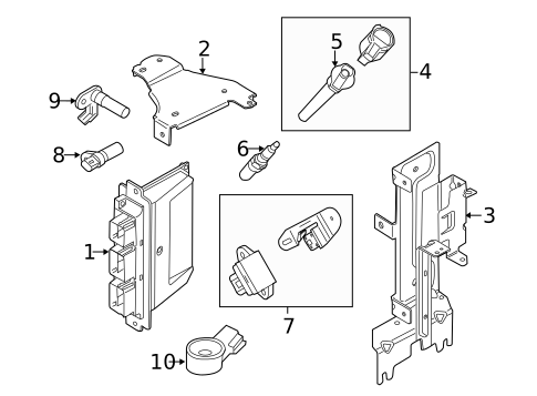 Sensors for 2014 Ford Mustang #0