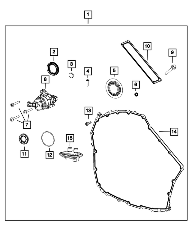68729718AB - Si-EVT; Hybrid Automatic Transmission: Transmission Oil Pump Kit for Mopar Image