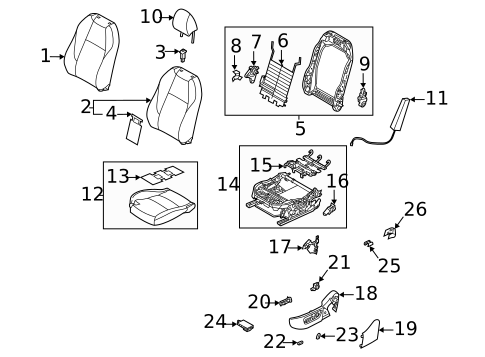Power Seats for 2023 Mazda CX-30 #0