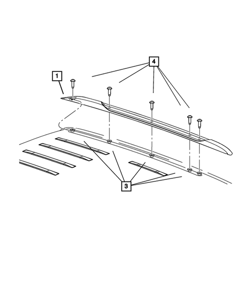 Sport Bar or Luggage Rack for 2011 Dodge Durango #0