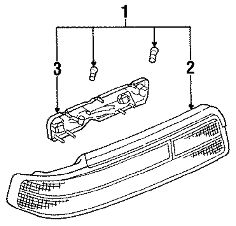 Combination Lamps for 1994 Nissan 240SX #0