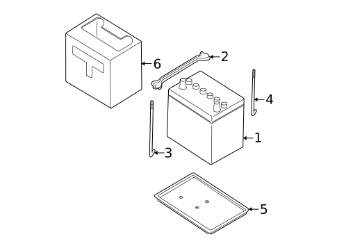 Battery for 2002 Nissan Pathfinder #0