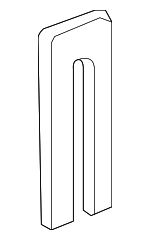 55075483 - Body: Striker Spacer for Chrysler: 300M, Concorde, LHS, New Yorker, PT Cruiser, Sebring | Dodge: Dakota, Durango, Intrepid, Stratus | Jeep: Commander, Compass, Grand Cherokee, Liberty, Patriot Image