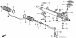 90320SF1000 - Chassis: NUT, CASTLE (10MM) for Honda Image