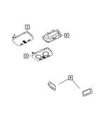 7KY06LXHAA - Electrical: Dome Lamp for Ram: ProMaster 1500, ProMaster 2500, ProMaster 3500, ProMaster EV Image