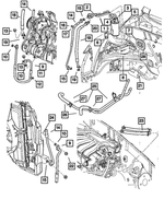 6036487AA - Air Conditioning &amp; Heater: Accumulator Line Mtg. Screw And Washer for Mopar Image