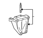 1231536011 - Engine: Side Mount Bracket for Lexus: NX300h Image