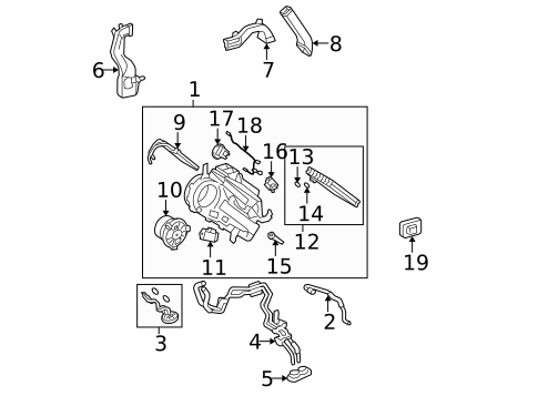 Rear Heater for 2009 Toyota Highlander #0