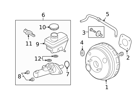 Hoses & Pipes for 2008 Mercury Mariner #0