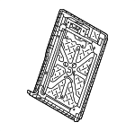 52209893708 - Body: Seat Back Frame for BMW: 840i Gran Coupe, 840i xDrive Gran Coupe, M8 Gran Coupe, M850i xDrive Gran Coupe Image