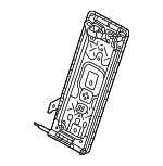 52207385900 - Body: Seat Back Frame for BMW: 530e, 530e xDrive, 530i, 530i xDrive, 540d xDrive, 540i, 540i xDrive, 840i Gran Coupe, 840i xDrive Gran Coupe, M5, M550i xDrive, M8 Gran Coupe, M850i xDrive Gran Coupe Image