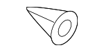 WHT005163 - Body: Bumper Cover Support Rail Nut for Volkswagen Image