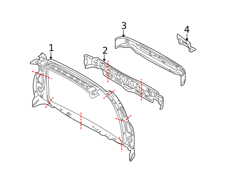 Rear Body for 2003 Volvo XC90 #0