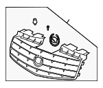 25763160 - Body: Grille for Cadillac: SRX Image