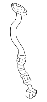 38145771N - Engine: Oil Line for Volkswagen: Beetle, Golf Image