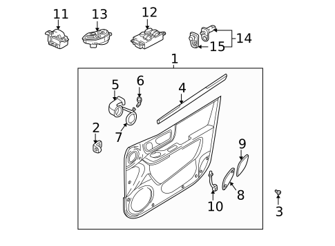 Mirrors for 2004 Hyundai Santa Fe #1