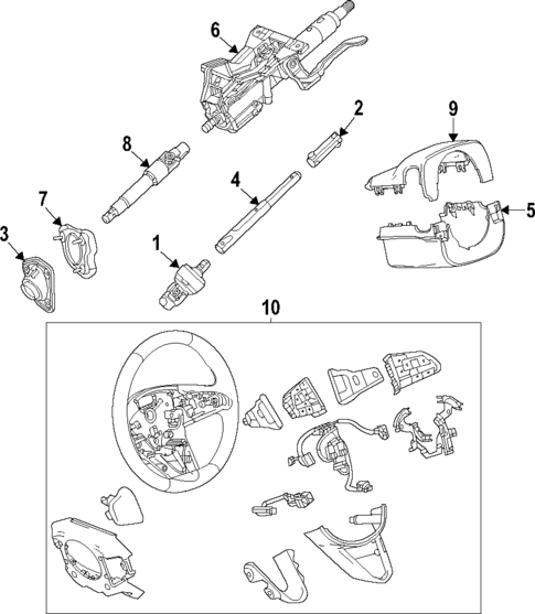 Steering Wheel for 2025 Cadillac CT4 #0