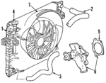 2079428AC - Cooling System: Radiator for Mopar Image
