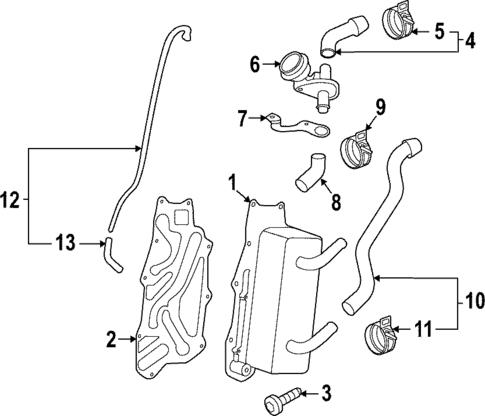 Trans Oil Cooler Lines for 2023 Porsche 911 #0