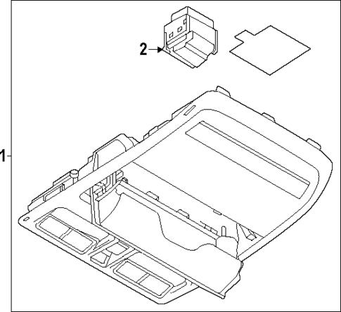 Overhead Console for 2025 Mazda CX-70 #0