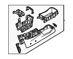 84610XA010DFS - Body: Console Assembly for Kia Image