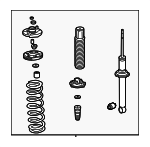 52610SEPA05 - Suspension: Strut Assembly for Acura: TL Image