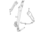 PZ1Z7861202AJ - : Buckle Assembly Seat Belt for Ford Image