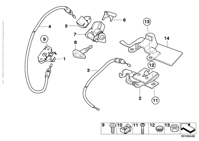 52537708693 - : Dualseat Locking Mechanism for BMW-Motorrad Image