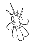 6022000123 - : Fan                                      for Mercedes-Benz Image