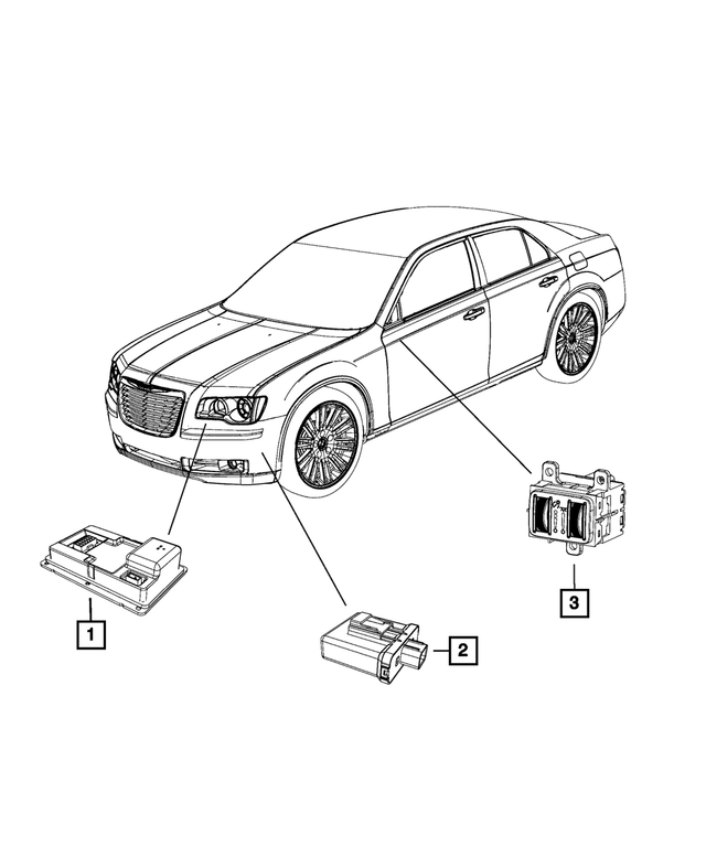 68170821AA - Electrical: Hid Ballast Module for Mopar Image