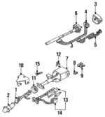 10283587 - Steering: Coupling Shaft Seal for Buick: Regal | Chevrolet: Lumina, Monte Carlo | Oldsmobile: Cutlass Supreme | Pontiac: Grand Prix Image