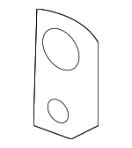 1K0831282B - Body: Upper Plate for Volkswagen: Golf, Golf R, GTI, Jetta, R32, Rabbit Image