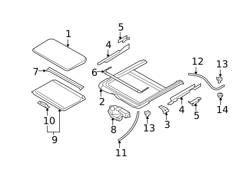 Sunroof for 2009 Nissan Versa #0