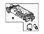 LR187038 - Cooling System: Inter-Cooler for Land Rover: Defender 110, Defender 130, Defender 90, Discovery, Range Rover, Range Rover Sport, Range Rover Velar Image