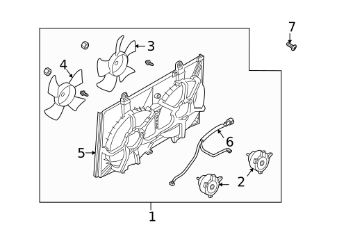 Cooling Fan for 2007 INFINITI FX35 #0